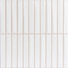 Baldwin White Textured Ceramic Kit Kat Tile