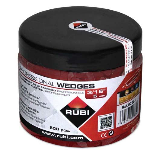 RUBI Tools Tile Wedges for Tilling 3/16" - 500 pcs jar