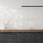 Rowena Cream Plaster Ceramic Tile 18x48