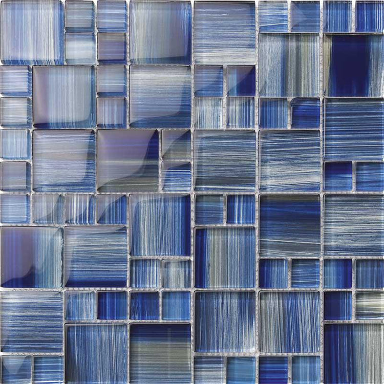 Hawaii Blue Glass Mosaic