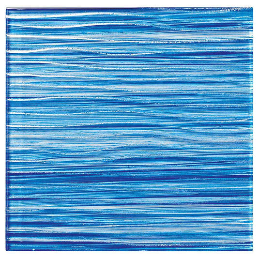 Barbados Electric Blue Glass Tile