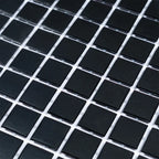 Space Black Squares Glass Pool Tile | Tile Club