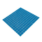 Speckled Cobalt Blue Squares Glass Pool Tile | Tile Club