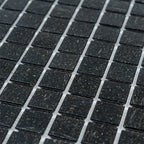 Speckled Black Squares Glass Pool Tile | Tile Club