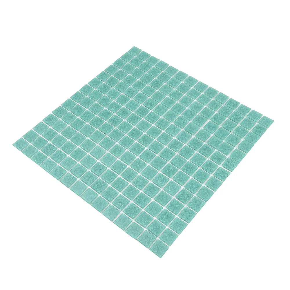 Speckled Jade Green Squares Glass Pool Tile | Tile Club
