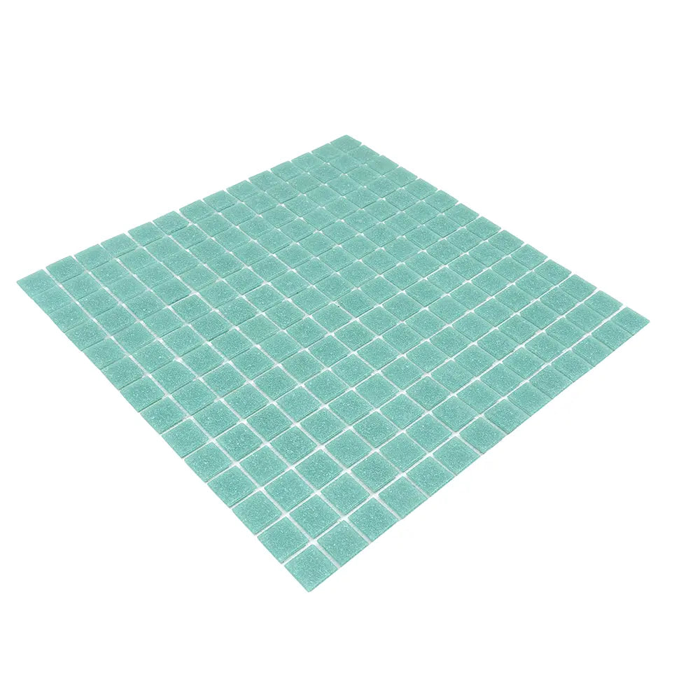 Speckled Jade Green Squares Glass Pool Tile | Tile Club