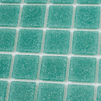Speckled Jade Green Squares Glass Pool Tile | Tile Club