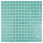 Speckled Jade Green Squares Glass Pool Tile | Tile Club