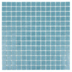 Speckled Turquoise Squares Glass Pool Tile | Tile Club