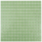 Speckled Lime Green Squares Glass Pool Tile | Tile Club