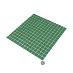 Speckled Emerald Green Squares Glass Pool Tile | Tile Club