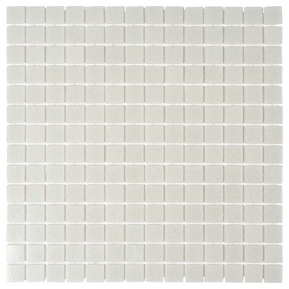 Ash Grey Squares Glass Pool Tile | Tile Club