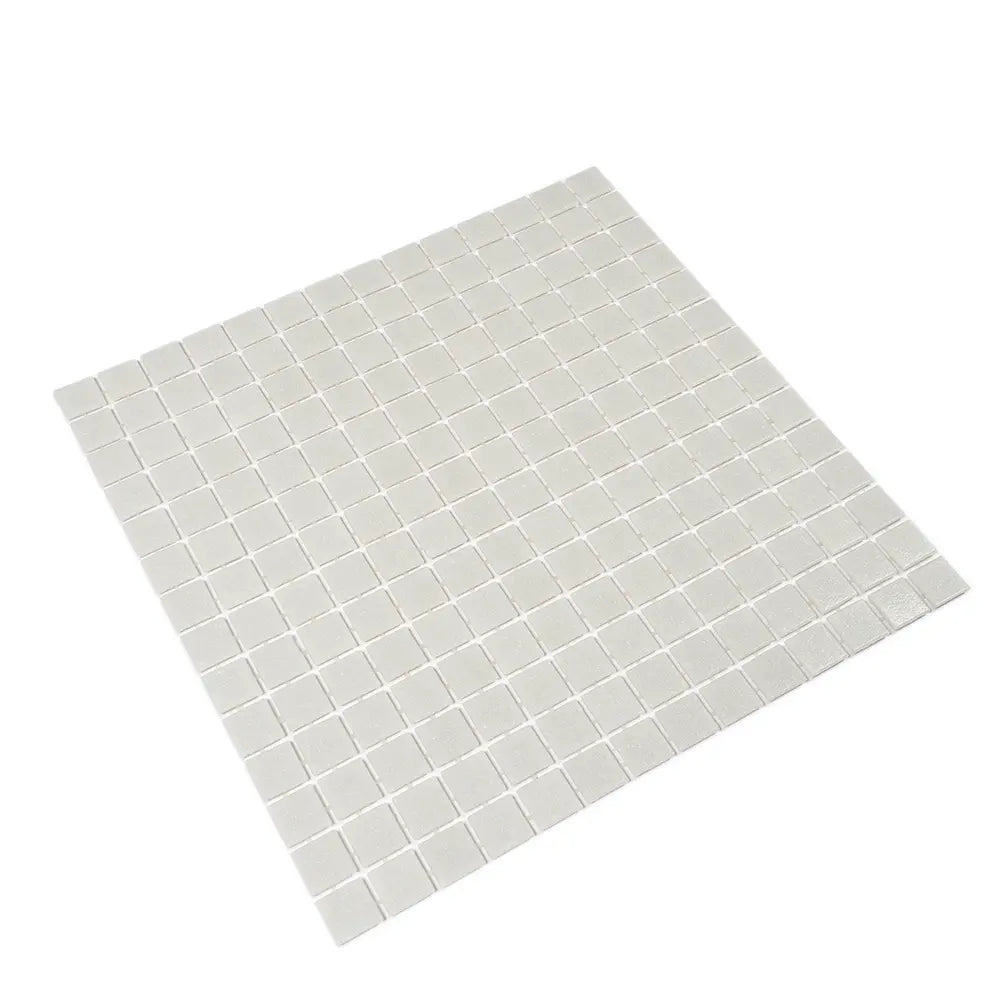 Ash Grey Squares Glass Pool Tile | Tile Club