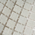Ash Grey Squares Glass Pool Tile | Tile Club