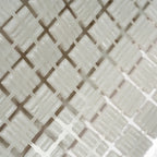Ash Grey Squares Glass Pool Tile | Tile Club
