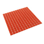 Cayenne Pepper Red Squares Glass Pool Tile | Tile Club