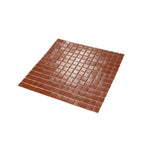 Speckled Orange Squares Glass Pool Tile | Tile Club