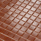 Speckled Orange Squares Glass Pool Tile | Tile Club