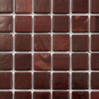 Red Swirls Squares Glass Pool Tile | Tile Club