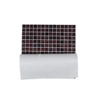 Red Swirls Squares Glass Pool Tile | Tile Club