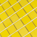 Neon Yellow Squares Glass Pool Tile | Tile Club
