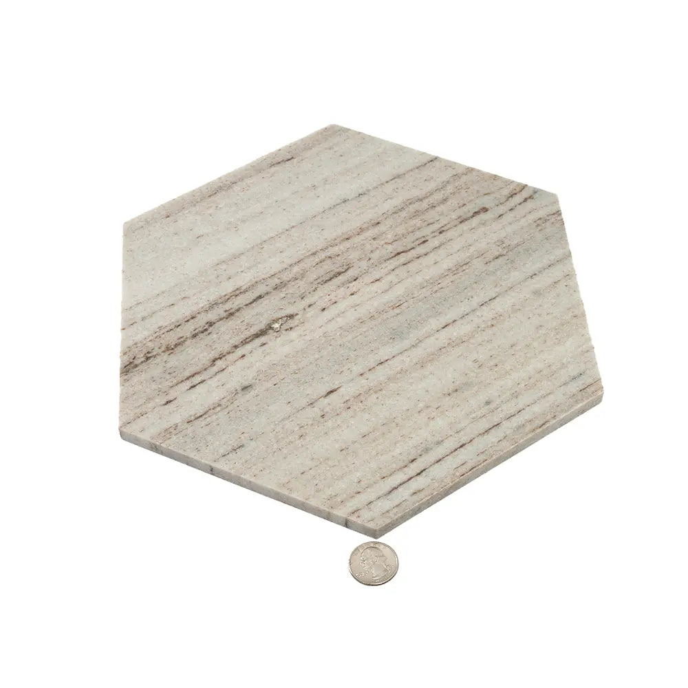 Sand Valley 10" Honed Hexagon Tile | Tile Club