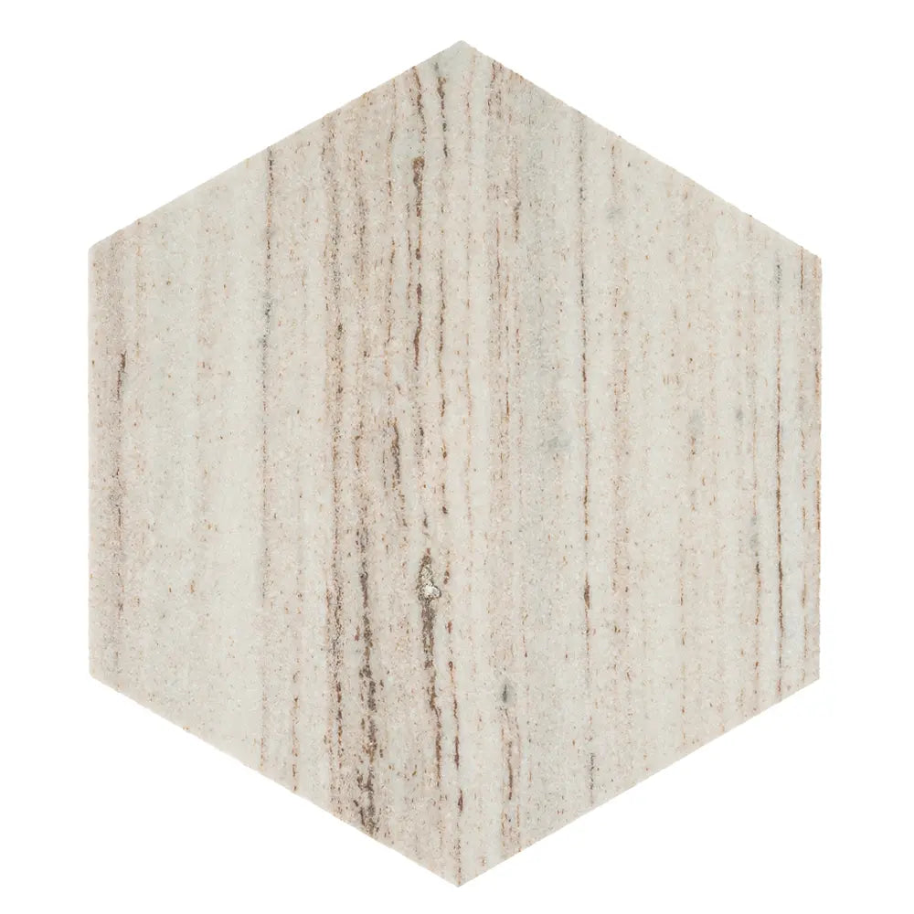 Sand Valley 10" Honed Hexagon Tile | Tile Club