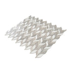 Sand Valley And Thassos Leaves Marble Mosaic Tile | Tile Club