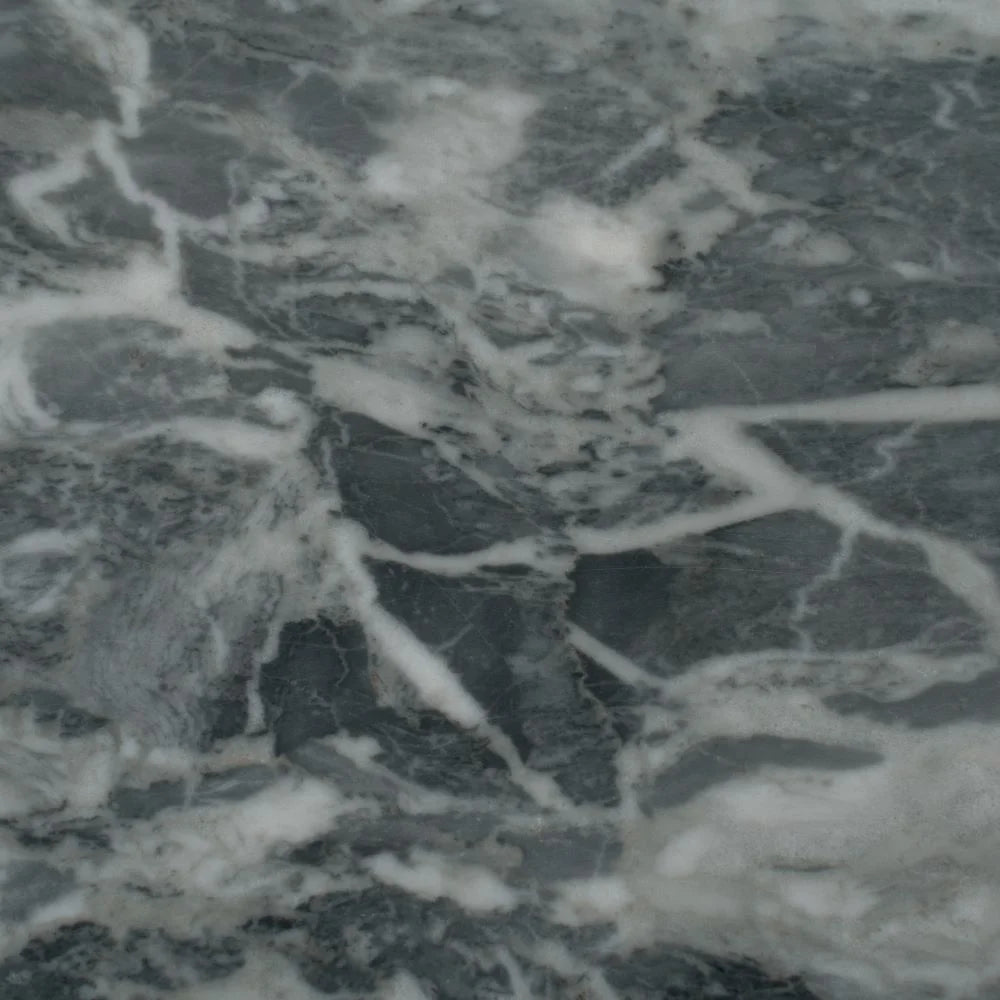 Bardiglio 10" Honed Hexagon Marble Tile