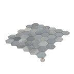 Champagne Dreams Hexagon Glass Mosaic Tile