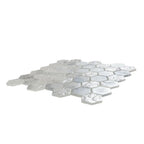 Frozen Dreams Hexagon Glass Mosaic Tile