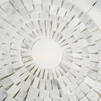 Carrara Circles Micro Mosaic Tile | Tile Club