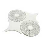 Carrara Circles Micro Mosaic Tile | Tile Club