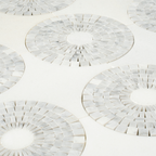 Carrara Circles Micro Mosaic Tile | Tile Club