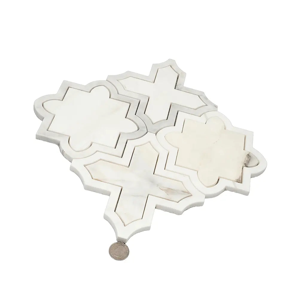 Tuscan Star Calacatta Gold Mosaic Tile | Tile Club
