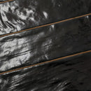 Mallorca Black Ceramic Subway Tile 2.5x8 | Tile Club