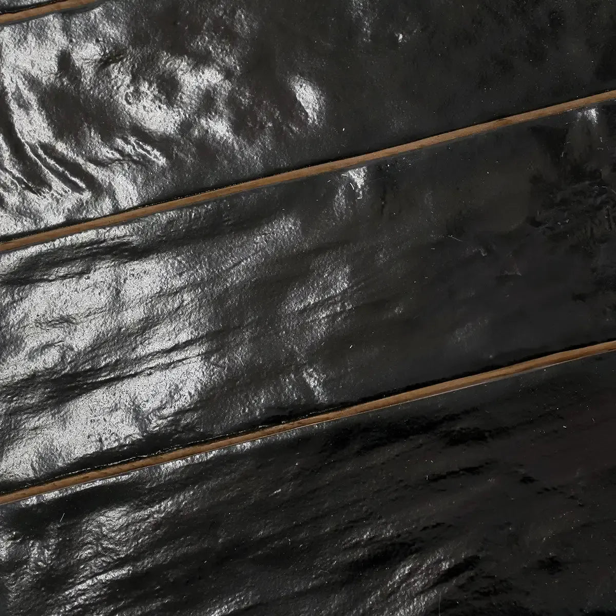 Mallorca Black Ceramic Subway Tile 2.5x8 | Tile Club