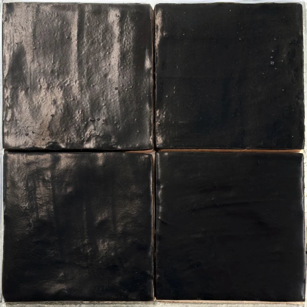Mallorca Black Ceramic Tile 4x4