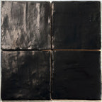 Mallorca Black Ceramic Tile 4x4