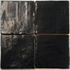 Mallorca Black Ceramic Tile 4x4