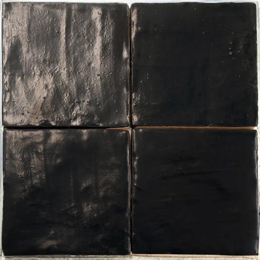 Mallorca Black Ceramic Tile 4x4 | Tile Club
