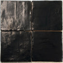 Mallorca Black Ceramic Tile 4x4 | Tile Club
