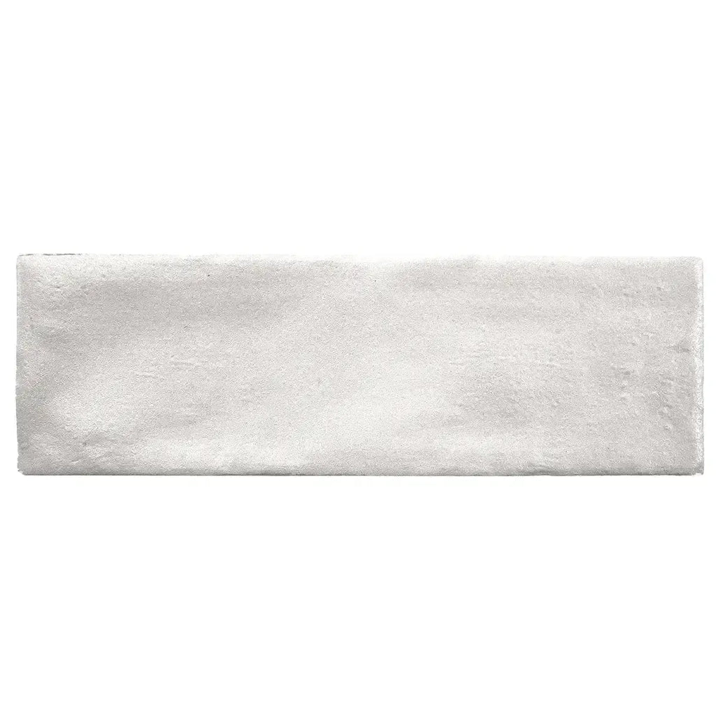 Mallorca White Ceramic Subway Tile 2.5x8 | Tile Club