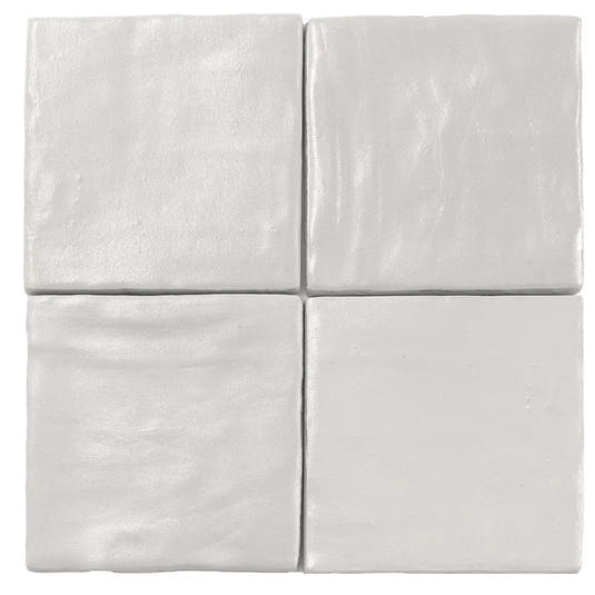Mallorca White Ceramic Tile 4x4 | Tile Club