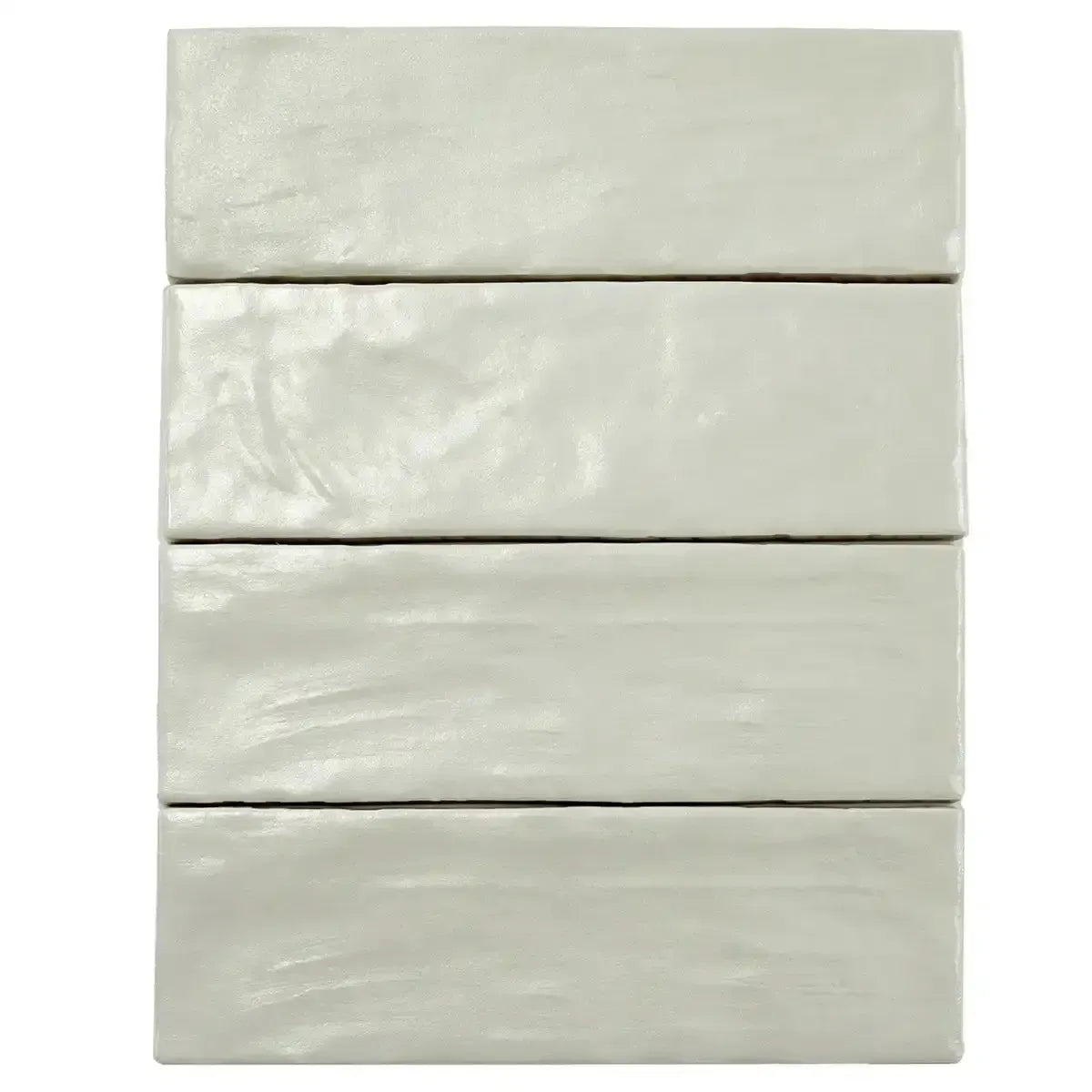 Mallorca Green Ceramic Subway Tile 2.5x8