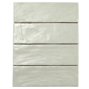 Mallorca Green Ceramic Subway Tile 2.5x8 | Tile Club