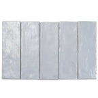 Mallorca Blue Ceramic Subway Tile 2.5x8 | Tile Club