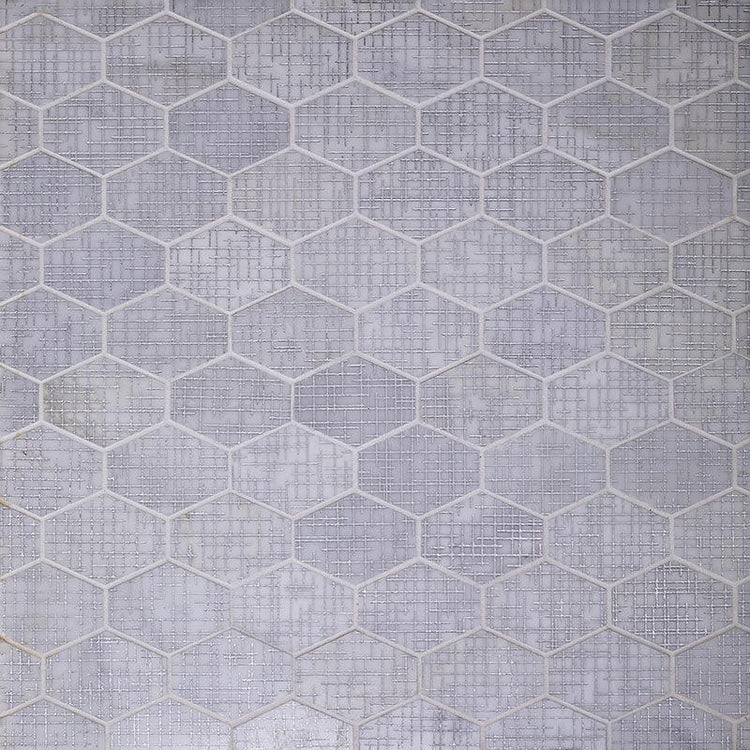 elongated hexagon subway tile