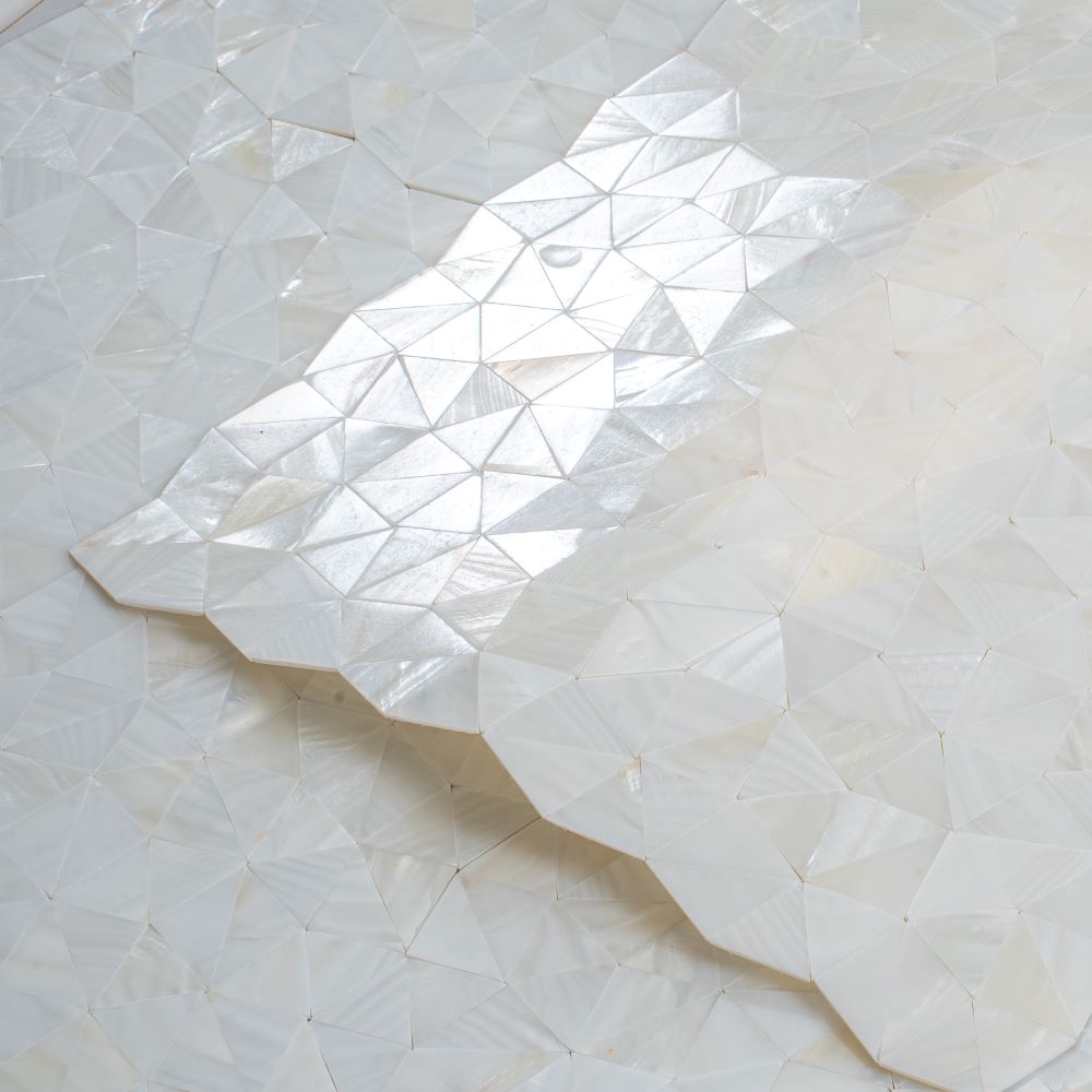 White Illusion Mother Of Pearl Mosaic Tile
