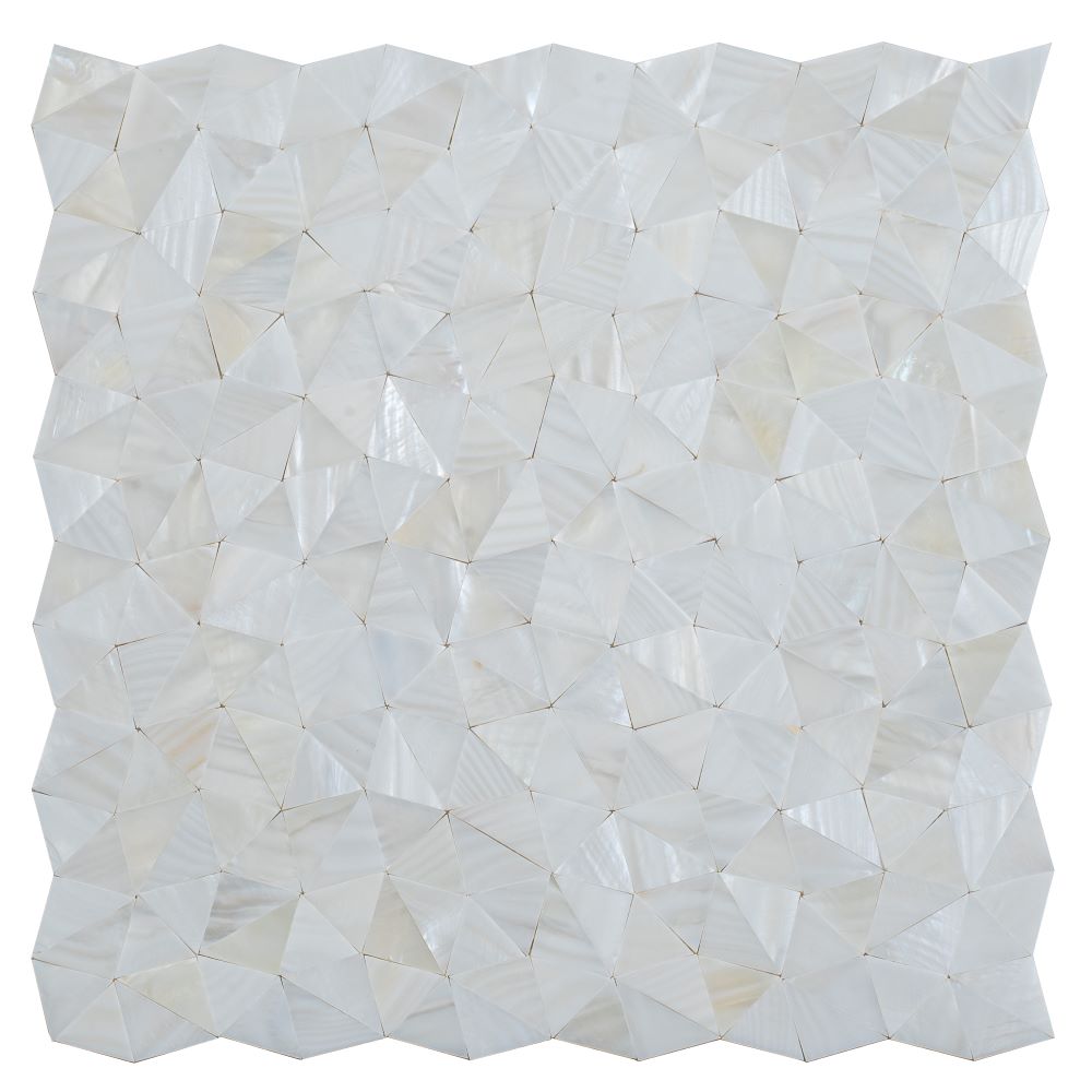 White Illusion Mother Of Pearl Mosaic Tile